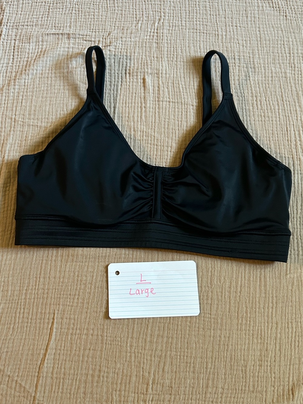 Athleta Black Wireless Bralette - Smooth Everyday Support